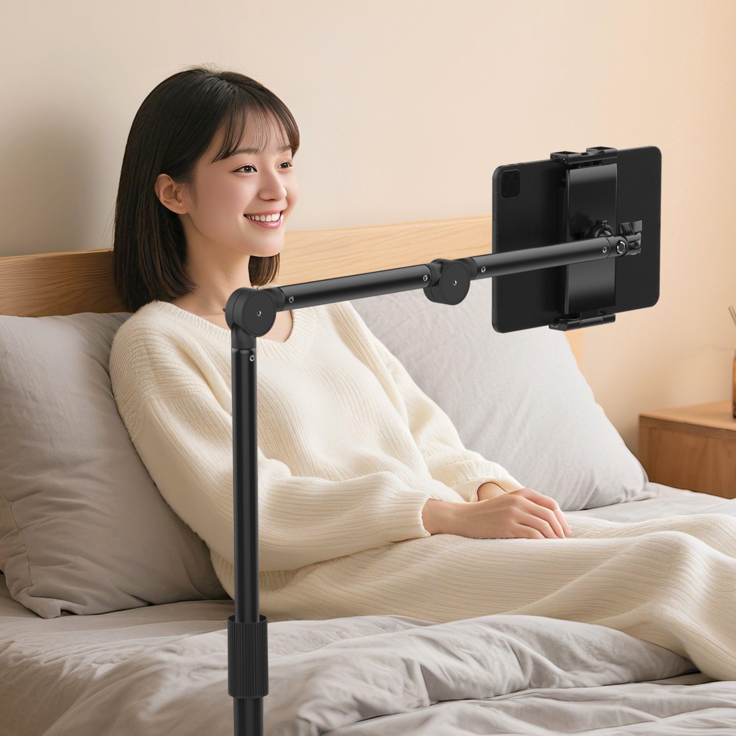 手机平板架落地躺着懒人追剧神器