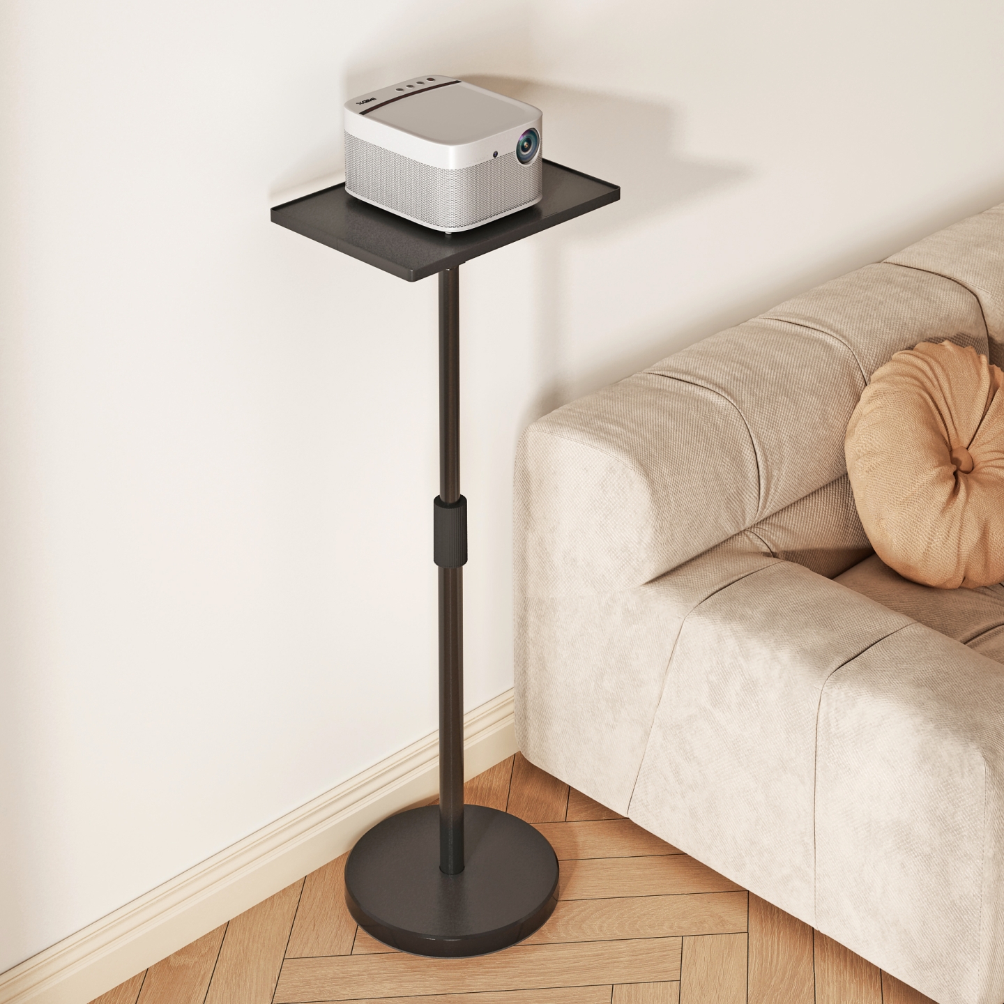 投影仪支架落地式投影机托盘架子