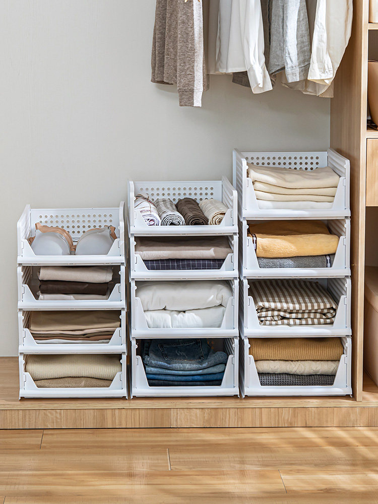 衣柜分隔板收纳神器柜子衣橱内隔断衣物隔层板衣服整理置物分层架