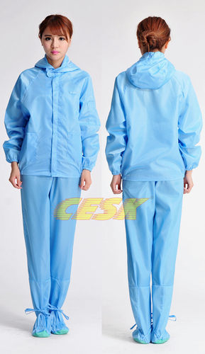 分体上衣裤子连脚洁净服