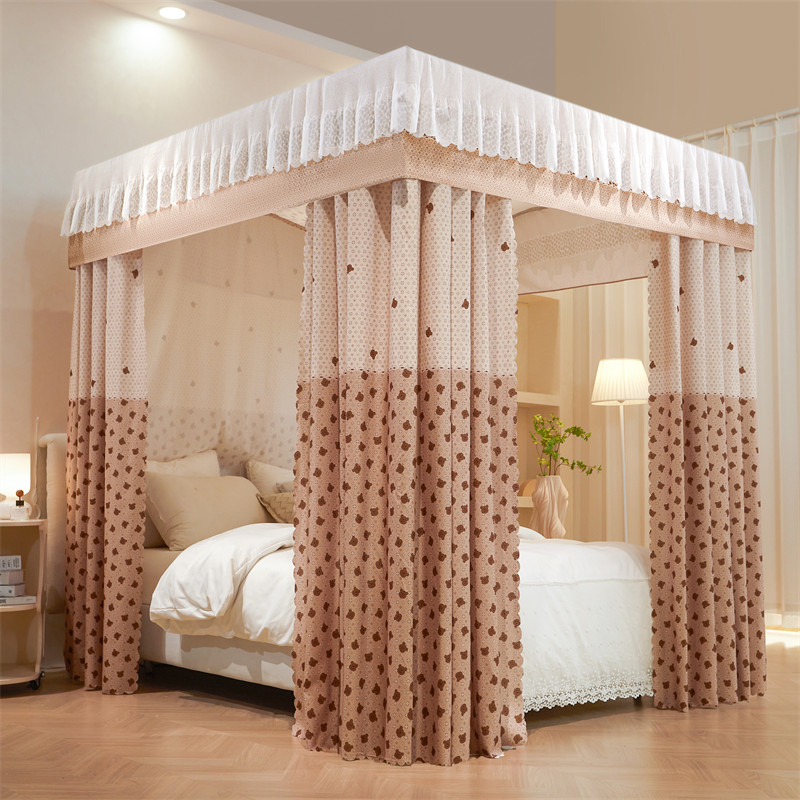 2023新款宫廷式落地蚊帐家用遮光
