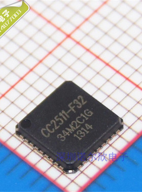 集成电路 CC2511F32RSPR TI/德州 QLP-36 无线收发芯片 原装现货