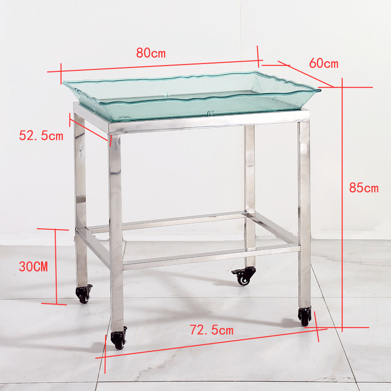 荔枝冰盘架水果牛羊肉架移动小车超市陈列盘促销架熟食糕点试吃架