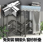 全钢架加固简易布衣柜家用卧室出租房用挂衣橱稳固耐用收纳布衣橱