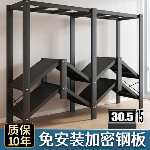 免安装衣柜折叠简易布衣柜家用卧室出租房结实耐用钢架衣服收纳柜
