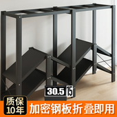 免安装 家用卧室折叠简易布衣柜出租房结实耐用全钢架加固收纳衣橱