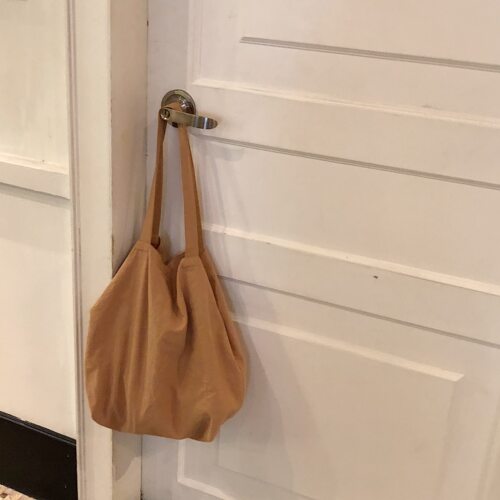 包包女纯色chic日韩女简约购物包