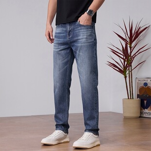 牛仔裤 男 16708A 直筒弹力薄款 38码 植 春夏高端修身