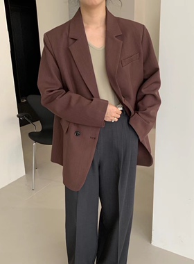 西装外套短款秋新款2023年洋气百搭宽松西服外套显瘦西装外套女