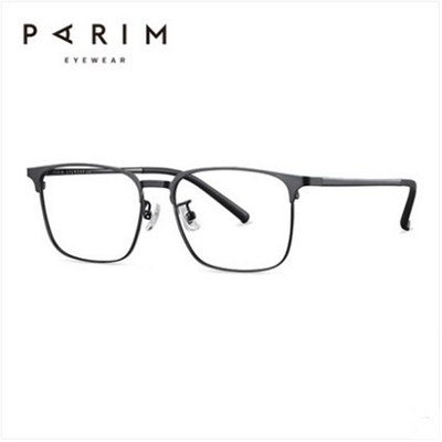 派丽蒙黑色复古可配近视平光镜片