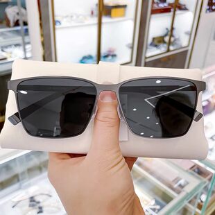 帕莎男士太阳镜方框潮流复古高清偏光墨镜开车钓鱼可配近视5035
