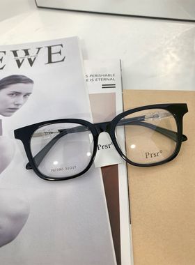 帕莎素颜板材全框眼镜架配近视防蓝光镜框个性舒适文艺大框71061