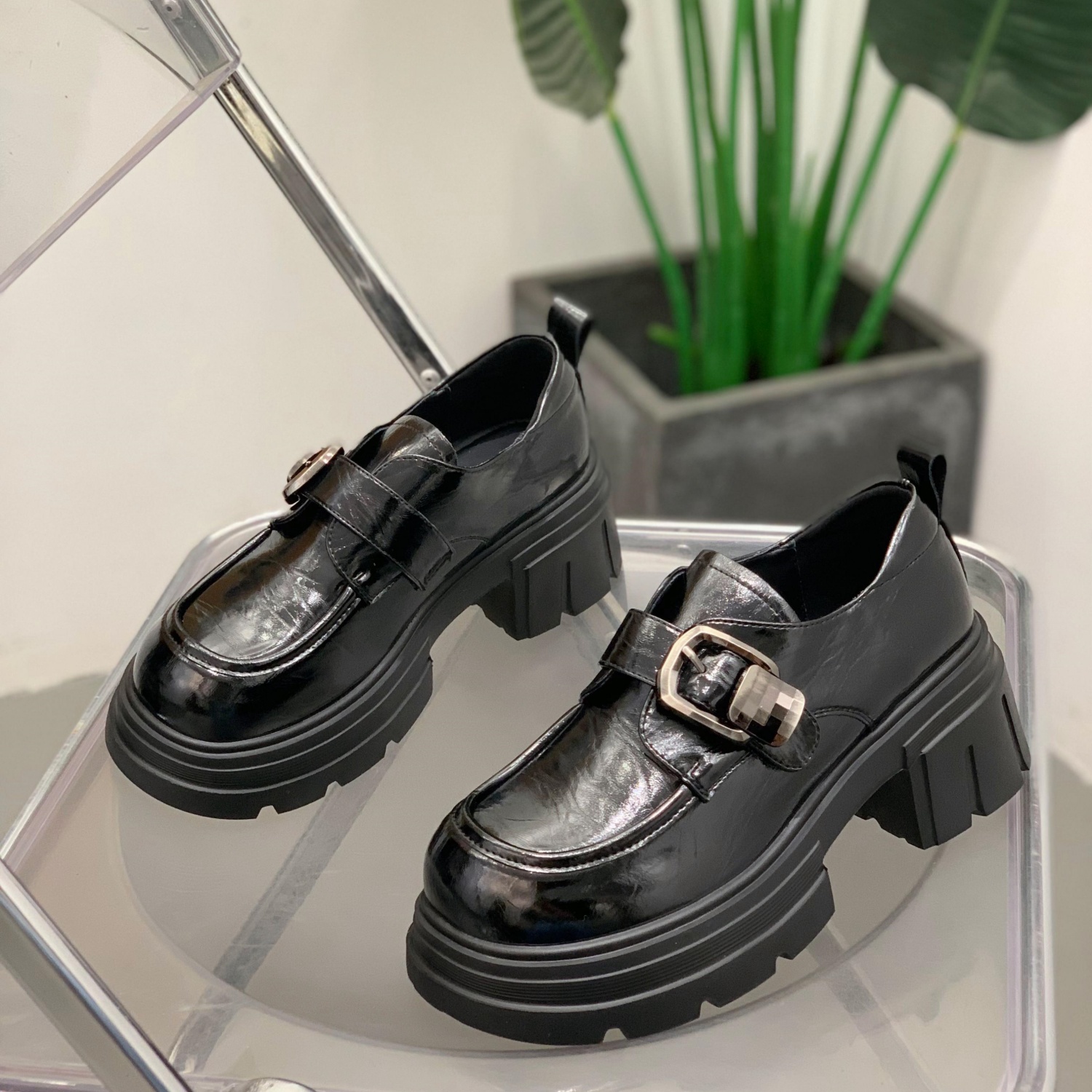 英伦风乐福鞋女百搭休闲单鞋