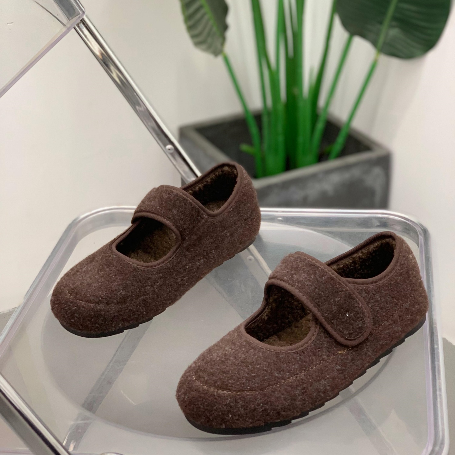 厚底玛丽珍鞋女软底一脚蹬单鞋