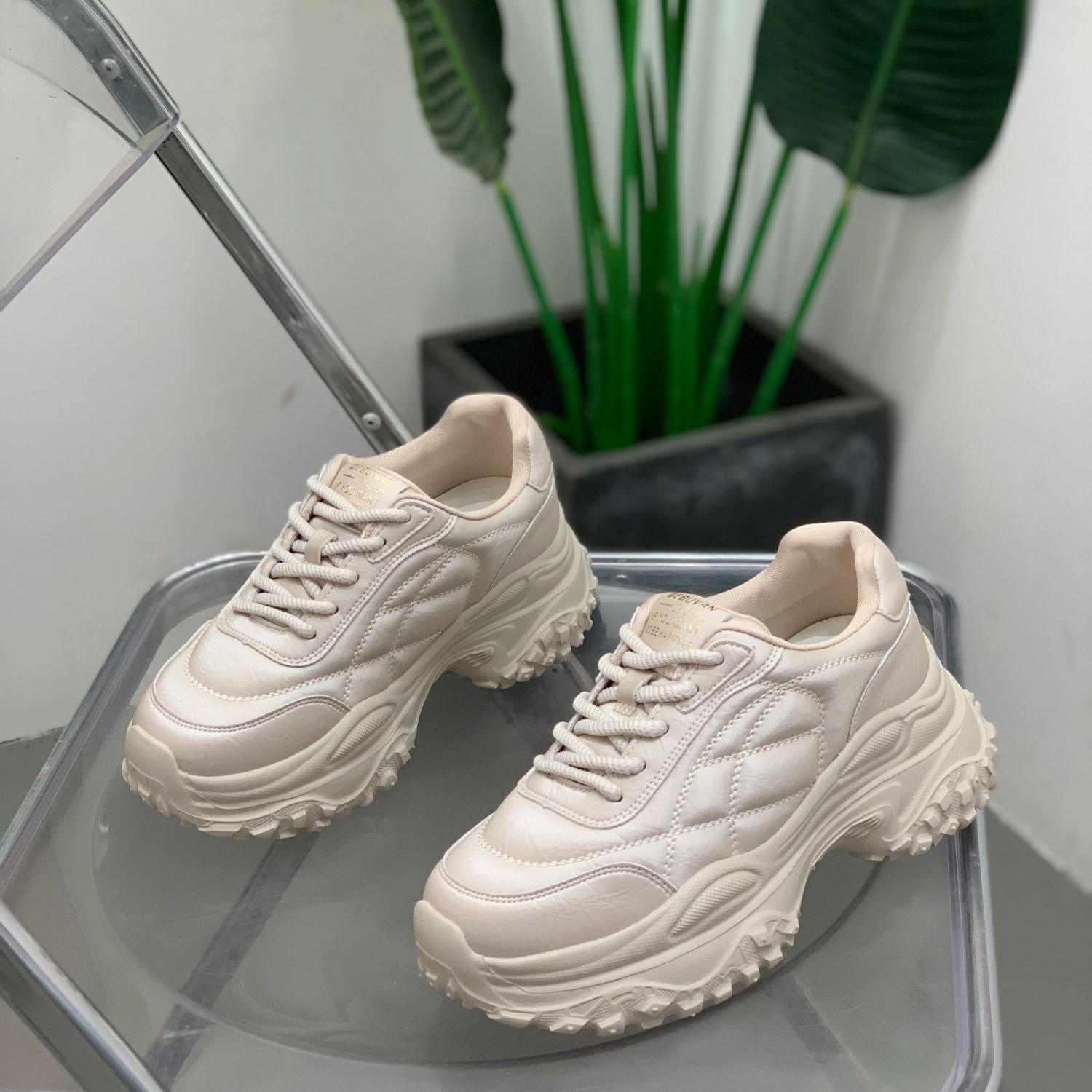 复古潮流老爹鞋女厚底百搭休闲鞋