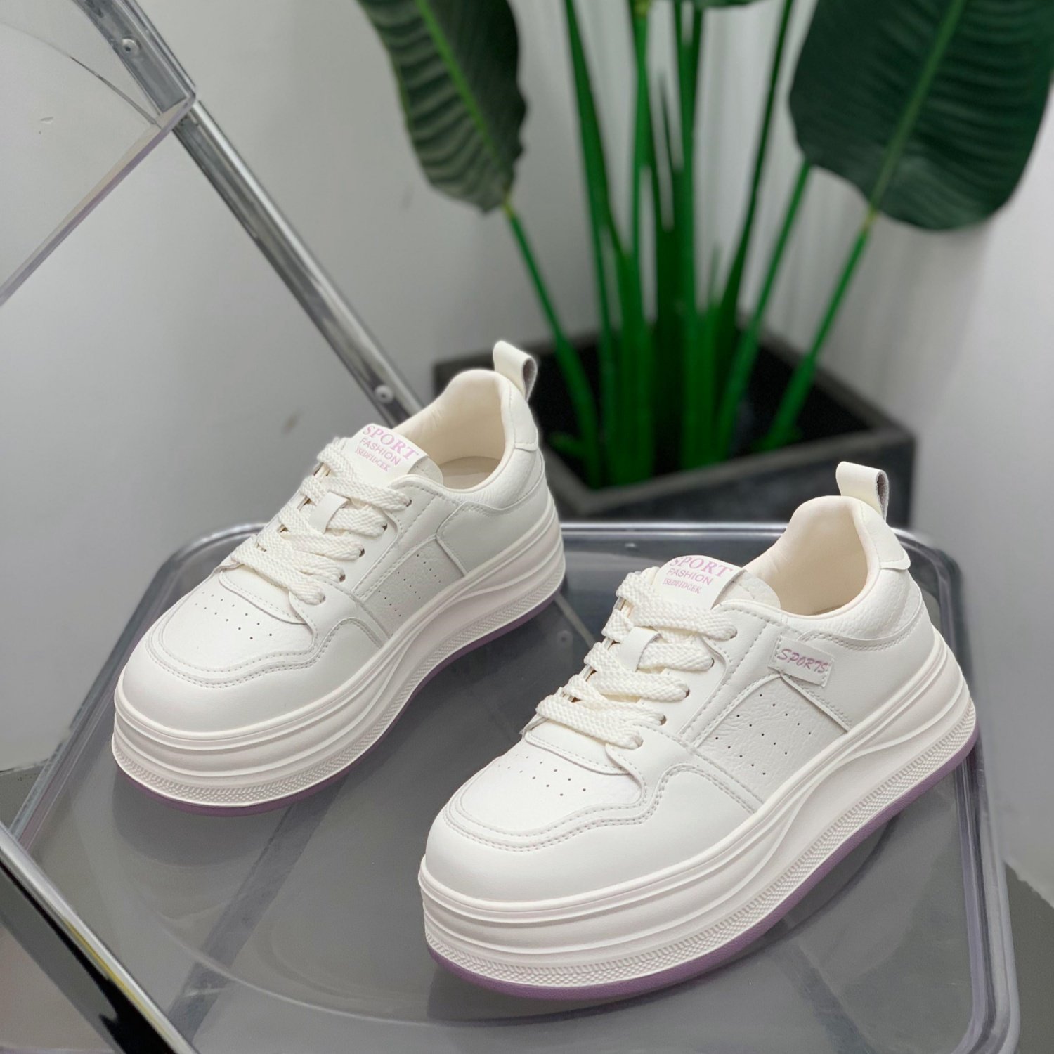 厚底轻便真皮小白鞋女2026年春季新款百搭学生休闲鞋显瘦运动板鞋,女鞋,休闲板鞋,淘宝优惠券,粉丝福利购,淘宝优惠卷