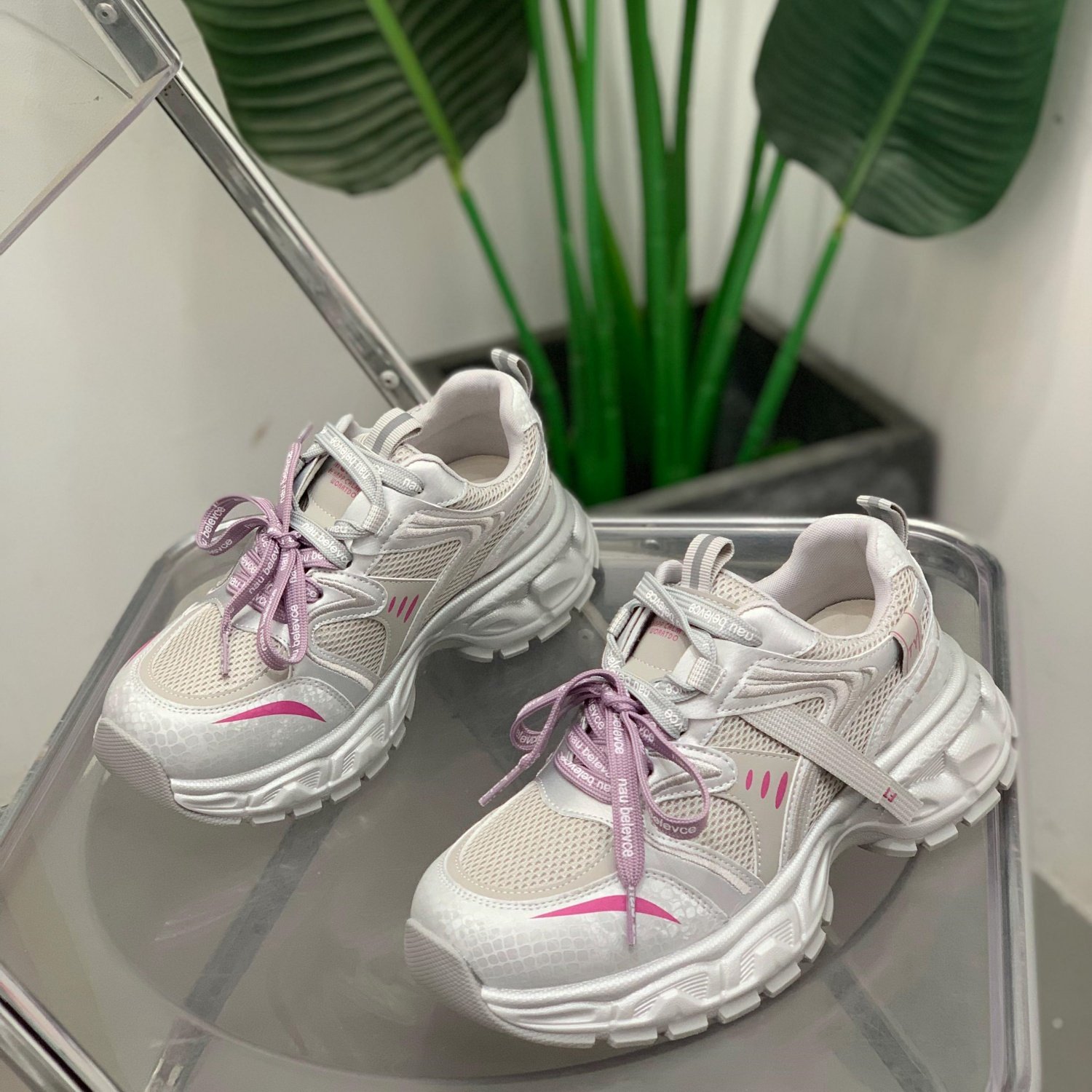 复古真皮老爹鞋女2026年春季新款轻便运动鞋厚底增高显瘦休闲女鞋,女鞋,时尚休闲鞋,淘宝优惠券,粉丝福利购,淘宝优惠卷