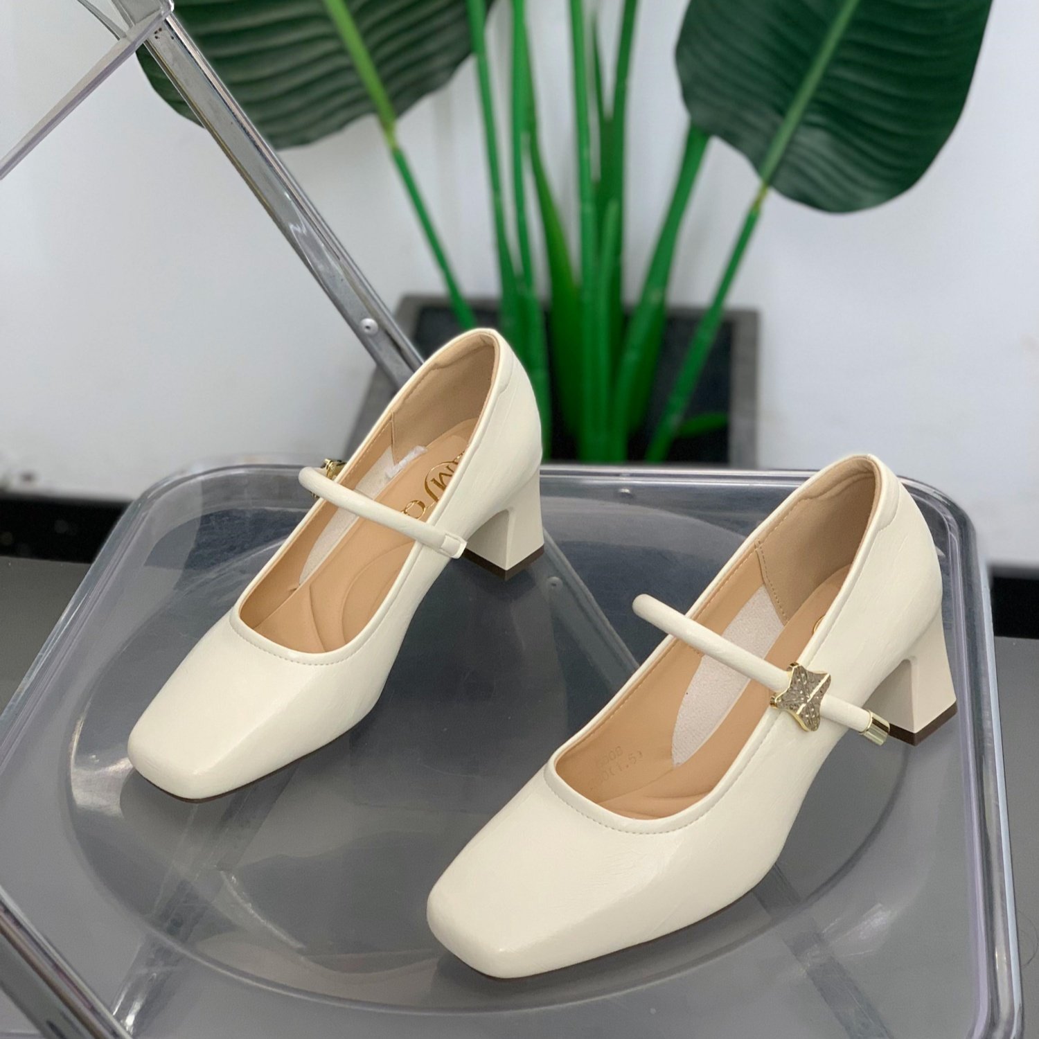 粗跟玛丽珍鞋女2026年春季新款一字扣气质单鞋百搭软底休闲小皮鞋,女鞋,玛丽珍鞋,淘宝优惠券,粉丝福利购,淘宝优惠卷