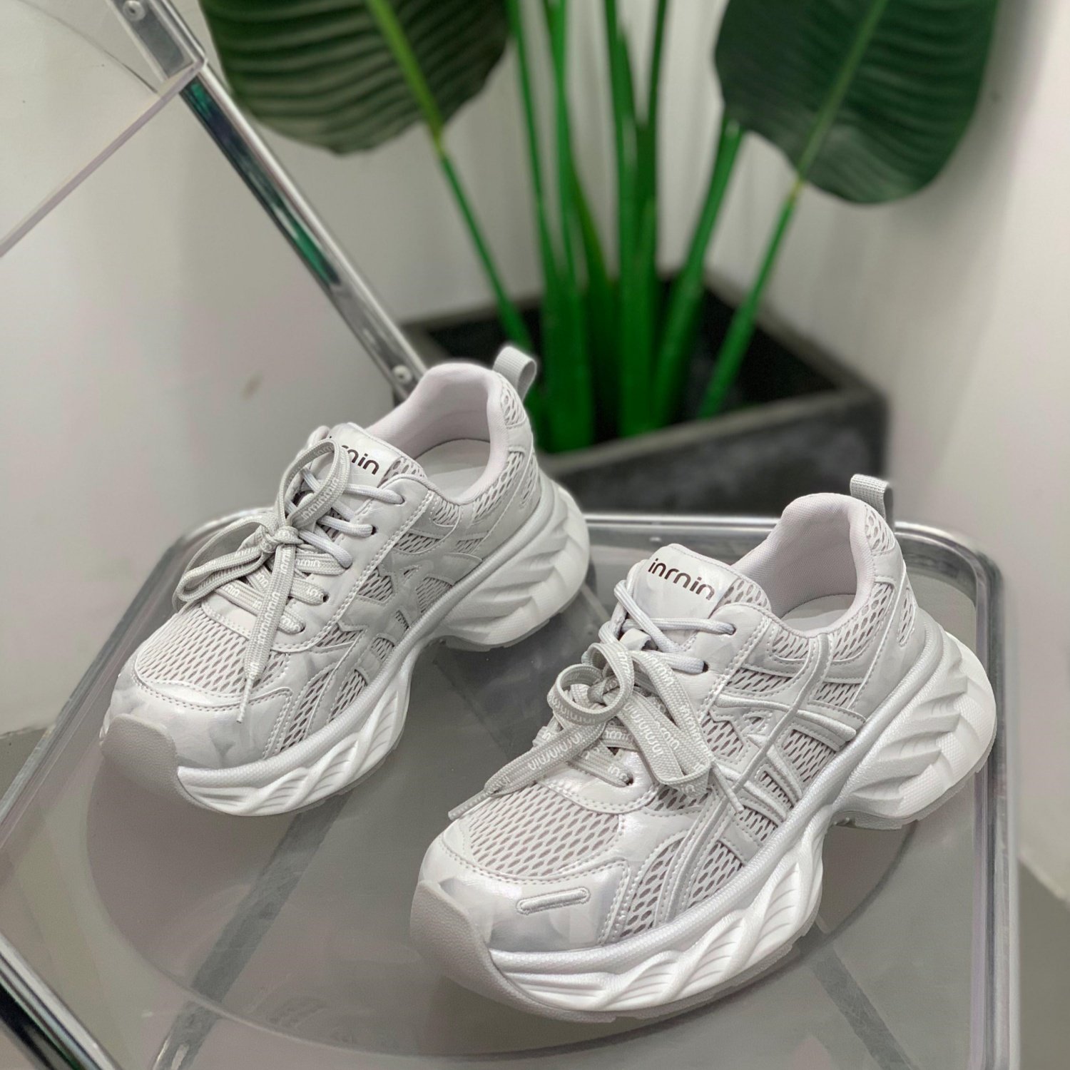 厚底网面透气老爹鞋女2026年春季新款增高百搭休闲鞋显脚小运动鞋,女鞋,时尚休闲鞋,淘宝优惠券,粉丝福利购,淘宝优惠卷