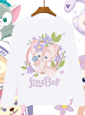 可爱小狐狸女生女童女孩玲娜贝儿琳娜贝尔 linabell长袖T恤衫衣服