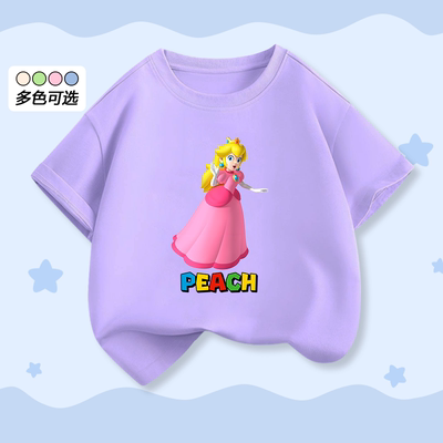 peach碧姬桃子公主短袖T恤衫