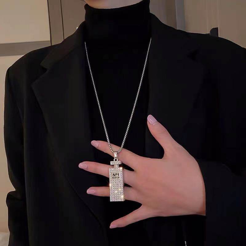 项链女士秋冬感高级毛衣链潮装饰网红配饰品衣服挂件百搭个性气质