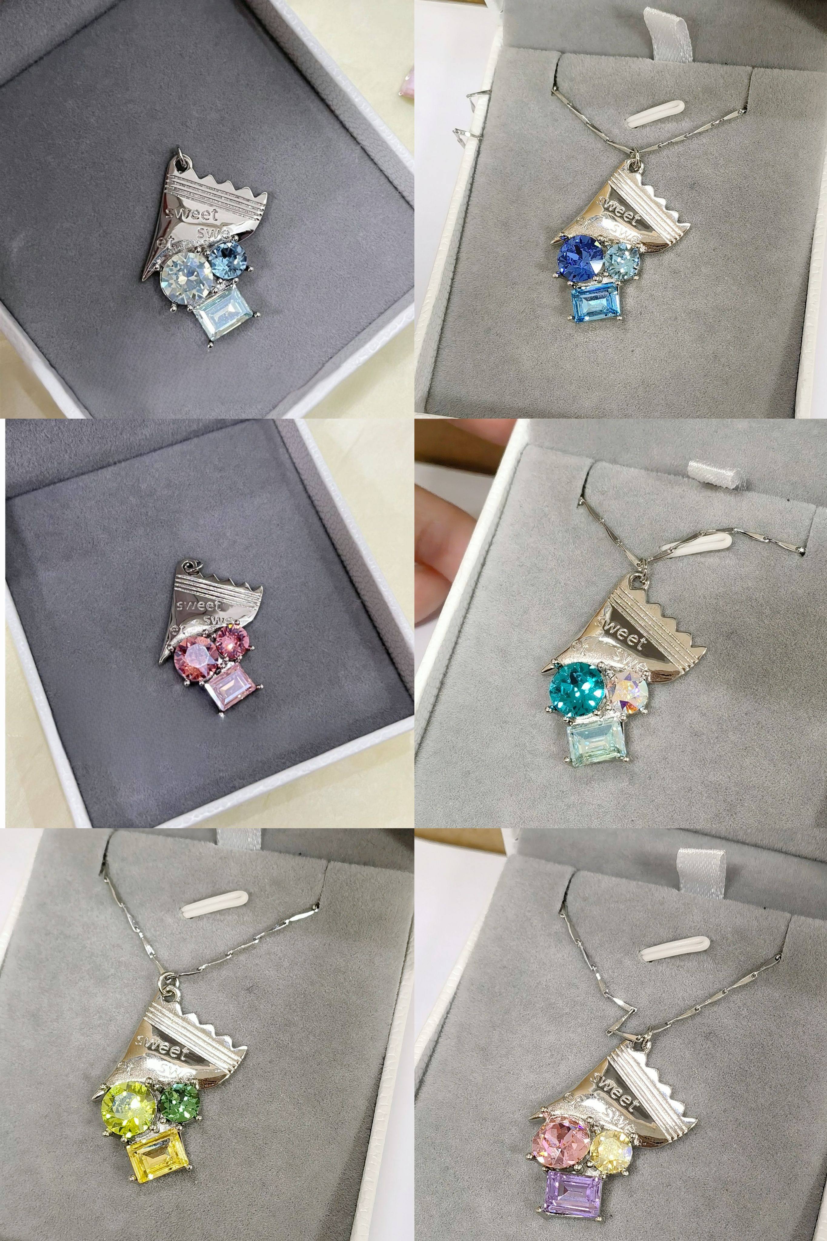 施华洛施家华子个性小众高级糖果项链女时尚百搭简约高颜值颈链