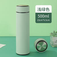 Customized portable business tea brewing cups with printed characters, 304 stainless steel smart insulated cups, customized gift cups with engraved characters thumbnail 5