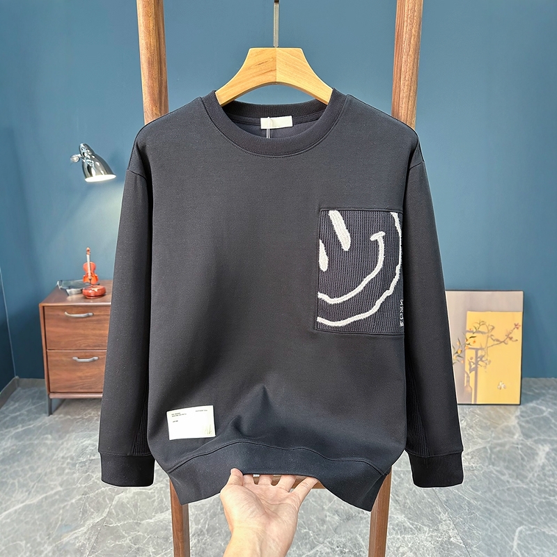 秋冬季新款潮牌拼接卫衣男