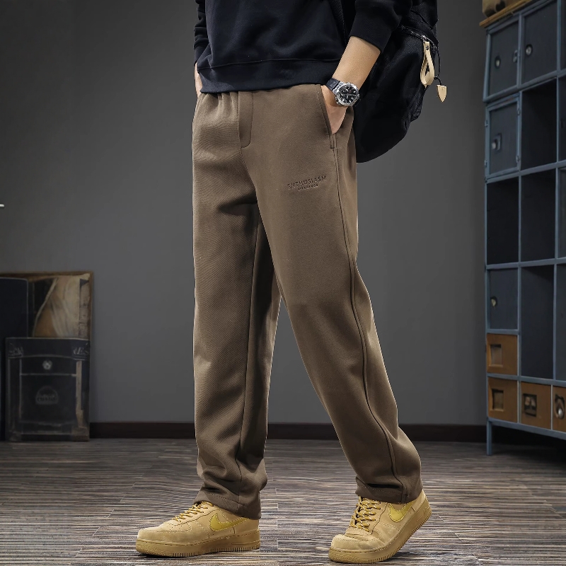 男士秋季2025新款简约收脚卫裤