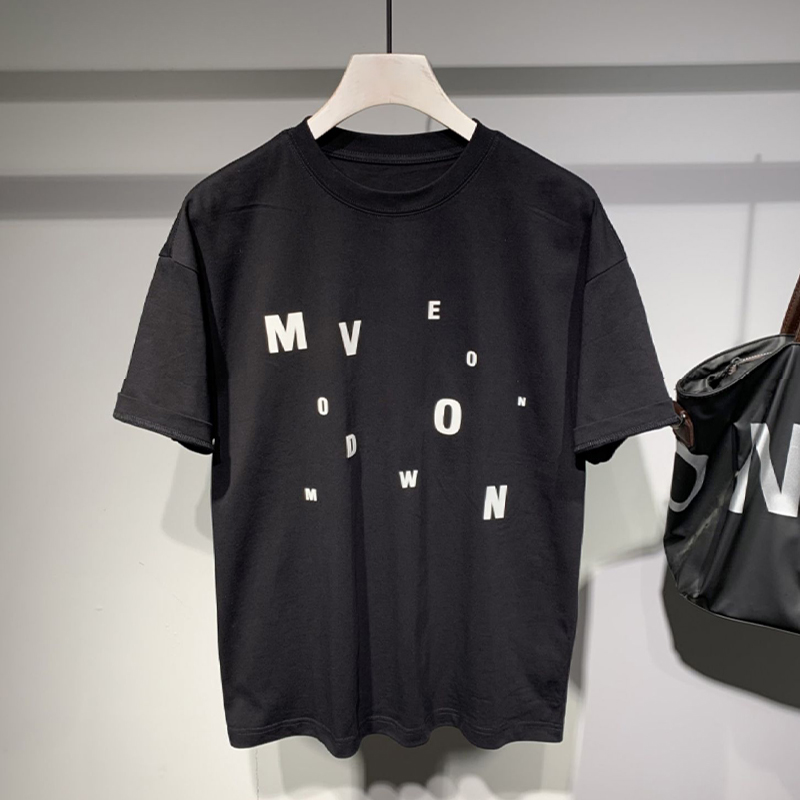 特琳露夏季简约休闲纯棉宽松T恤