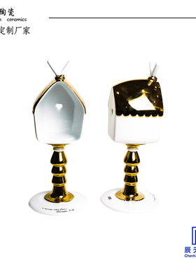 陶瓷信箱工艺品装饰摆件