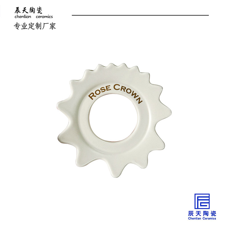 创意陶瓷圆形多边形刮痧盘全身通用刮腿美容经络疏通按压刮板定制
