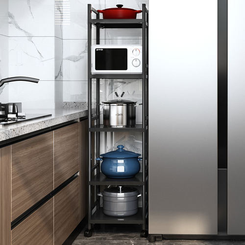 微波炉夹缝置物架不锈钢多功能