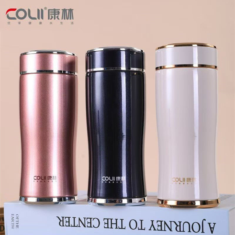 康林轻奢风时尚高颜值女款保温杯商务高档便携水杯子360ml小型杯