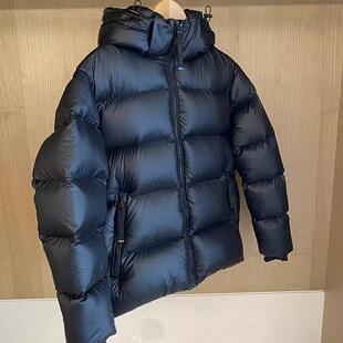 2026新款黑金加厚白鸭绒羽绒服男女高端短休闲免洗面包服情侣外套