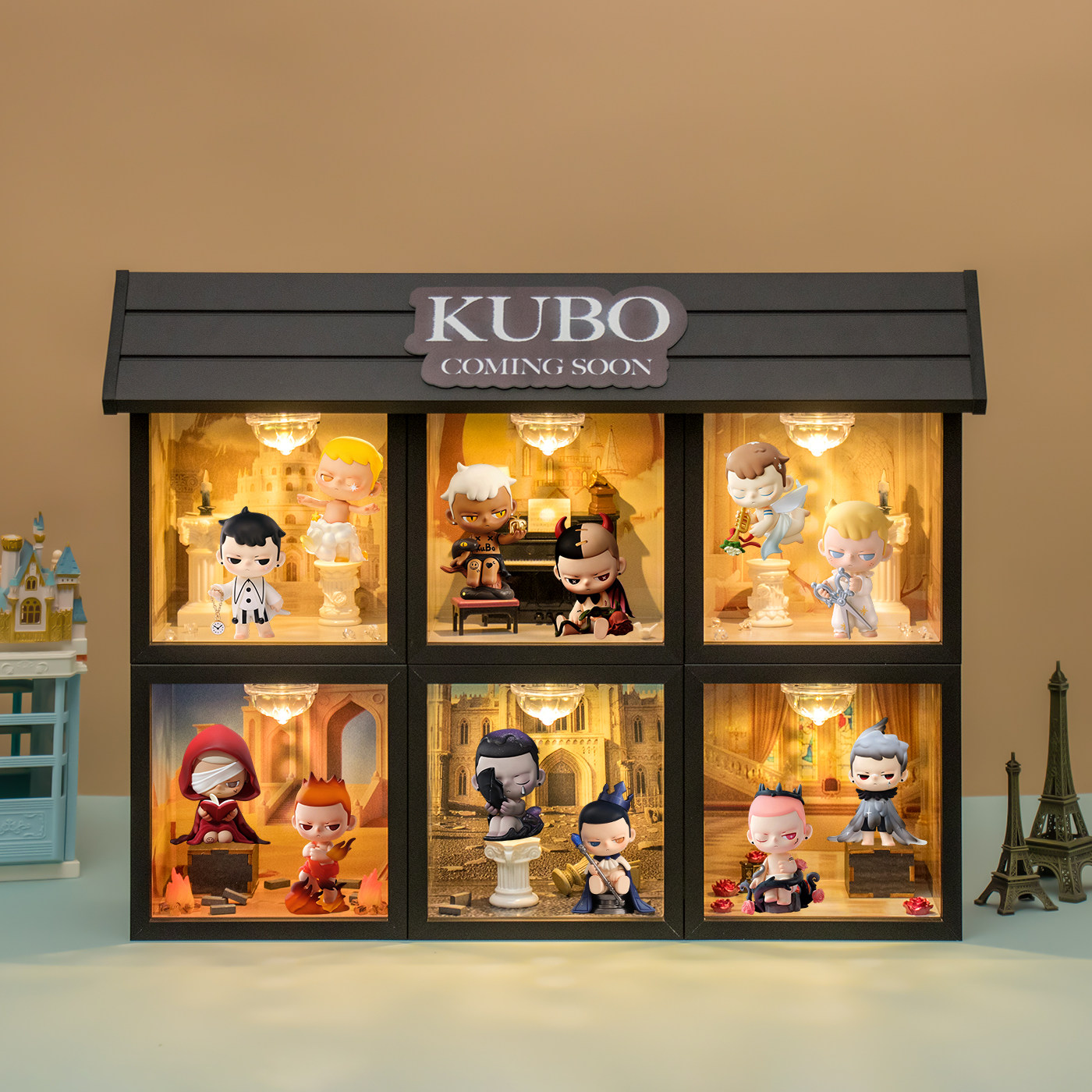 KUBO天使之诗系列手办盲盒展示盒