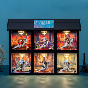 适用共鸣新世纪福音战士新剧场版驾驶员系列EVA盲盒收纳展示盒