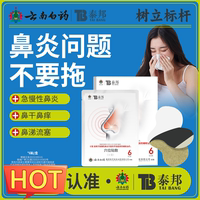 云南白药泰邦鼻炎穴位贴敷治疗贴急慢性鼻炎塞痒tb官方旗舰店