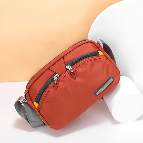 牛津布多层妈妈斜挎包