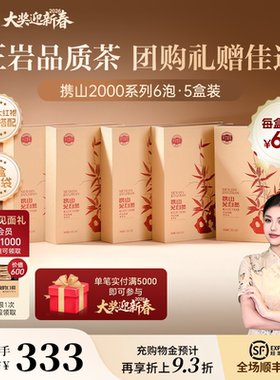 【过节送礼】孝文家茶开运纳福2000大红袍武夷山岩茶正宗乌龙茶叶