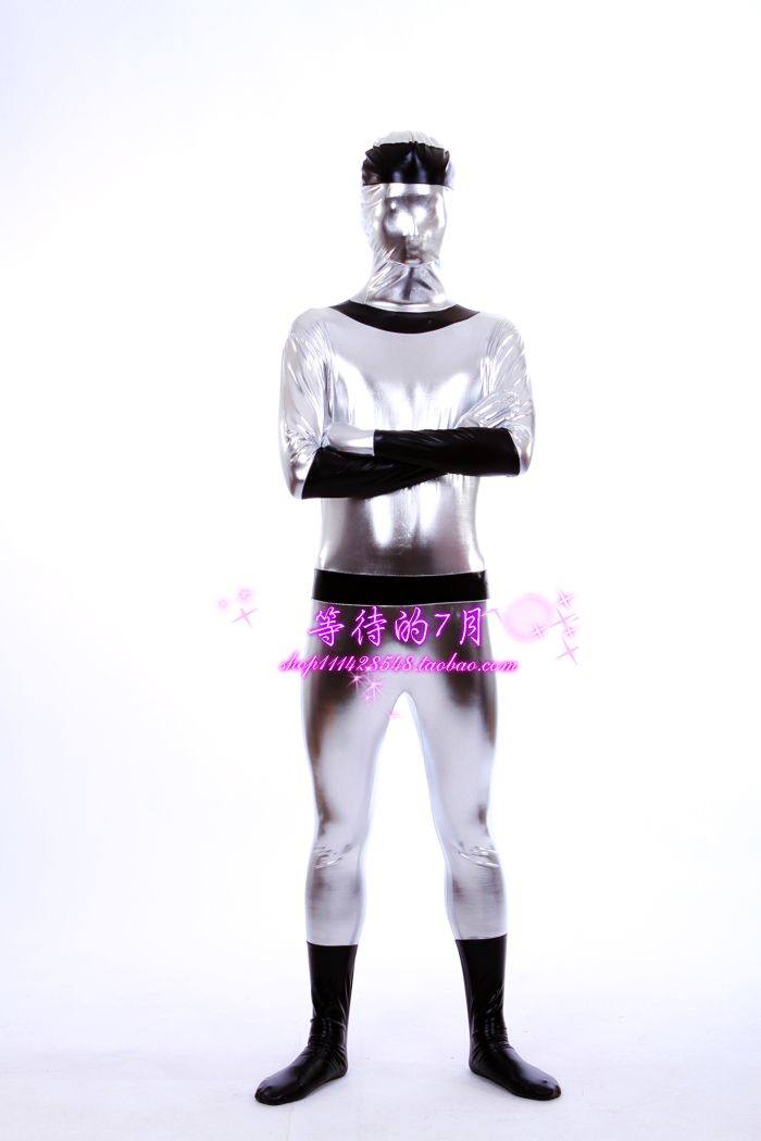 銀黑色成人舞台演出服/連體緊身衣/COS動漫搞怪服萬聖節party服裝在類目 女裝/女士精品, 唐裝/民族服裝/舞臺服裝, 民族服裝/舞臺裝中 - 來自Buy2taobao.com提供專業的淘寶代購服務