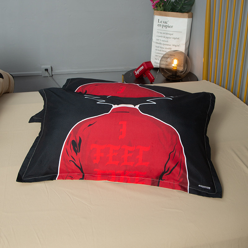 卡通动漫七龙珠儿童枕套男孩学生宿舍悟空枕头罩子单人尺寸48X74