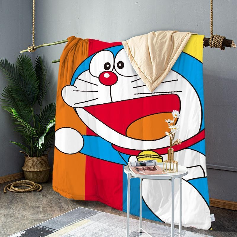 卡通叮当猫儿童幼儿园全棉空调被