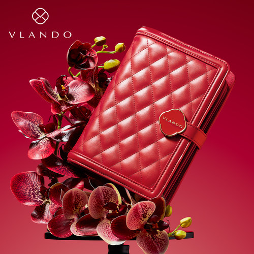 圣诞礼物VLANDO/唯兰朵新款首饰收纳册黄金收纳包首饰盒高档精致