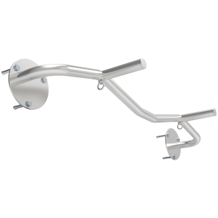 东际不锈钢门上壁装单杠家用多把位引体向上吊环单杠杆架健身器材