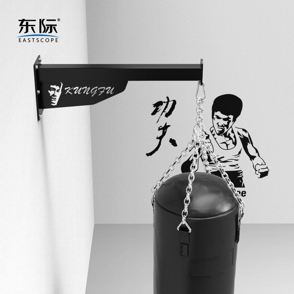 东际原创李小龙系列墙体壁挂沙袋架拳击沙包吊环支架悬吊架子家用