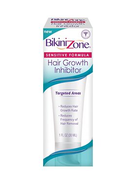 美国直邮 Bikini Zone 毛发生长抑制乳膏减少毛发密度长度脱毛膏