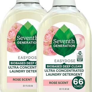 美国直邮 Seventh Generation超浓缩 EasyDose 洗衣粉洗衣片0香料