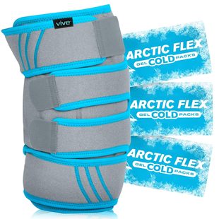 Pack 美国直邮Vive Ice 热凝胶冰袋压缩支架热支撑带 Knee Wrap冷
